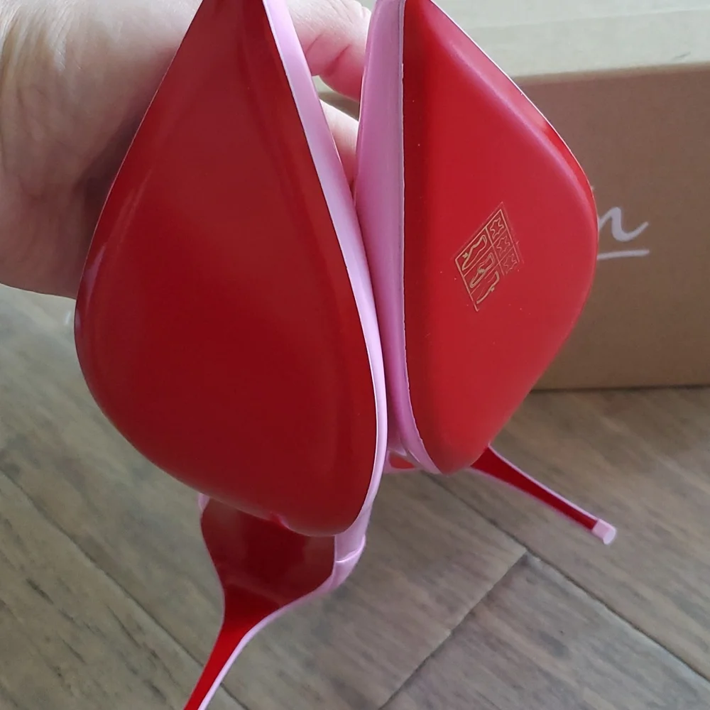 Christian Louboutin sporty kate pink pumps 41.5 Rare - Picture 4 of 6